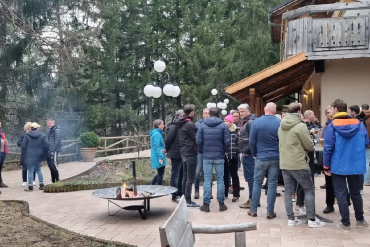 BBQ bij forest lodges