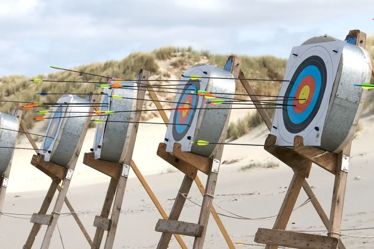 Beachgames Vlieland boogschieten