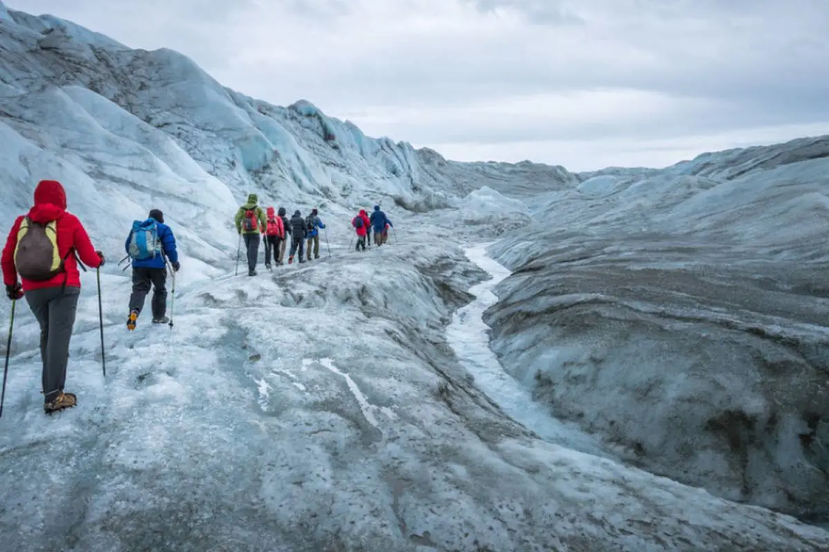 hike over ijskappen groenland