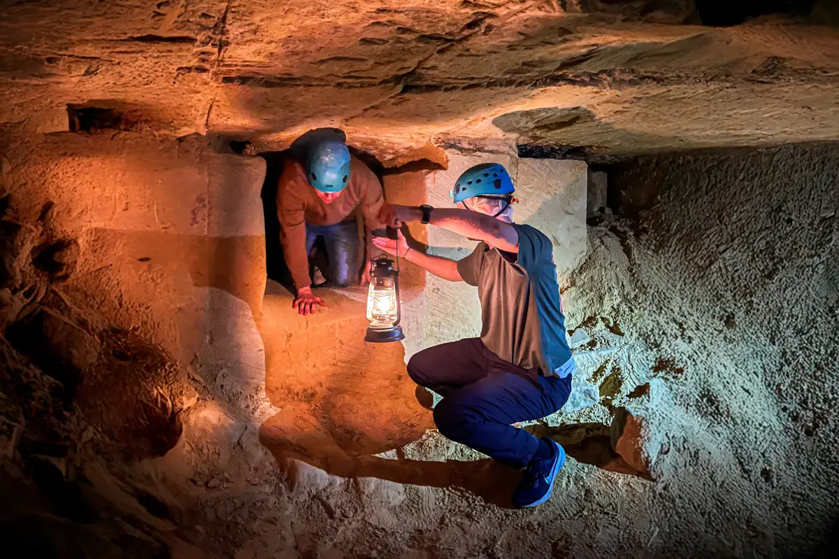 klimmen in de Grotten