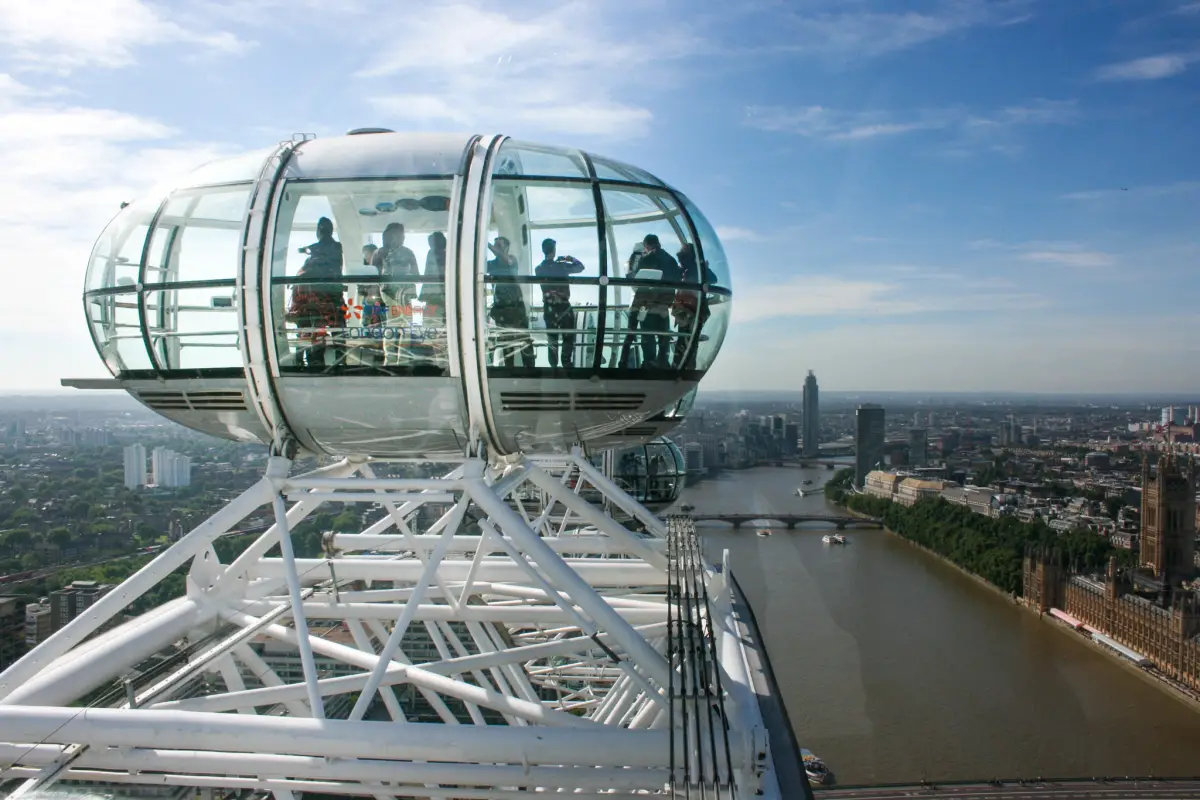 Londen Eye inside