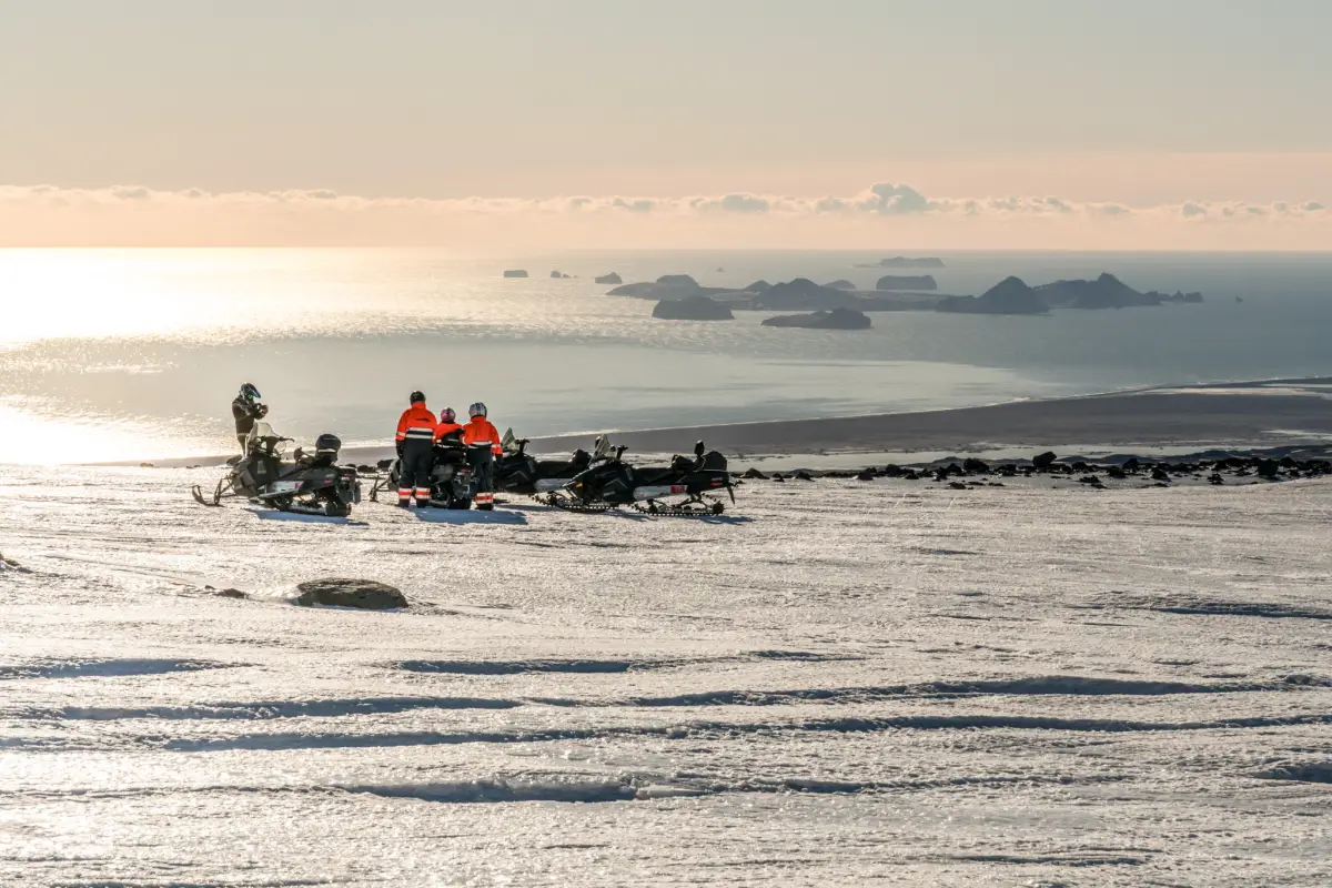 snowscooter IJsland