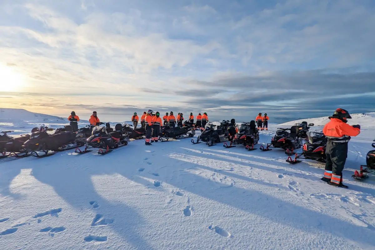 Snowscooter tour IJsland