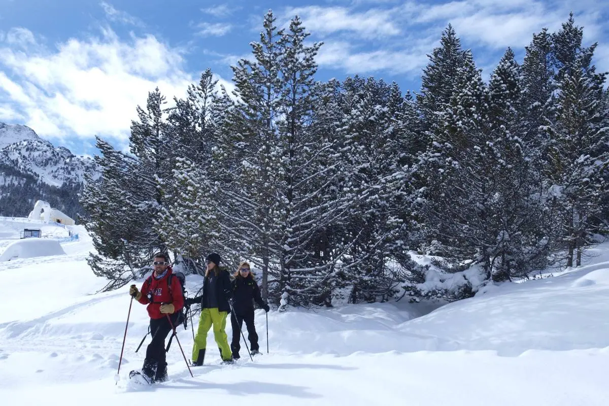 snowshoe wandeling andorra