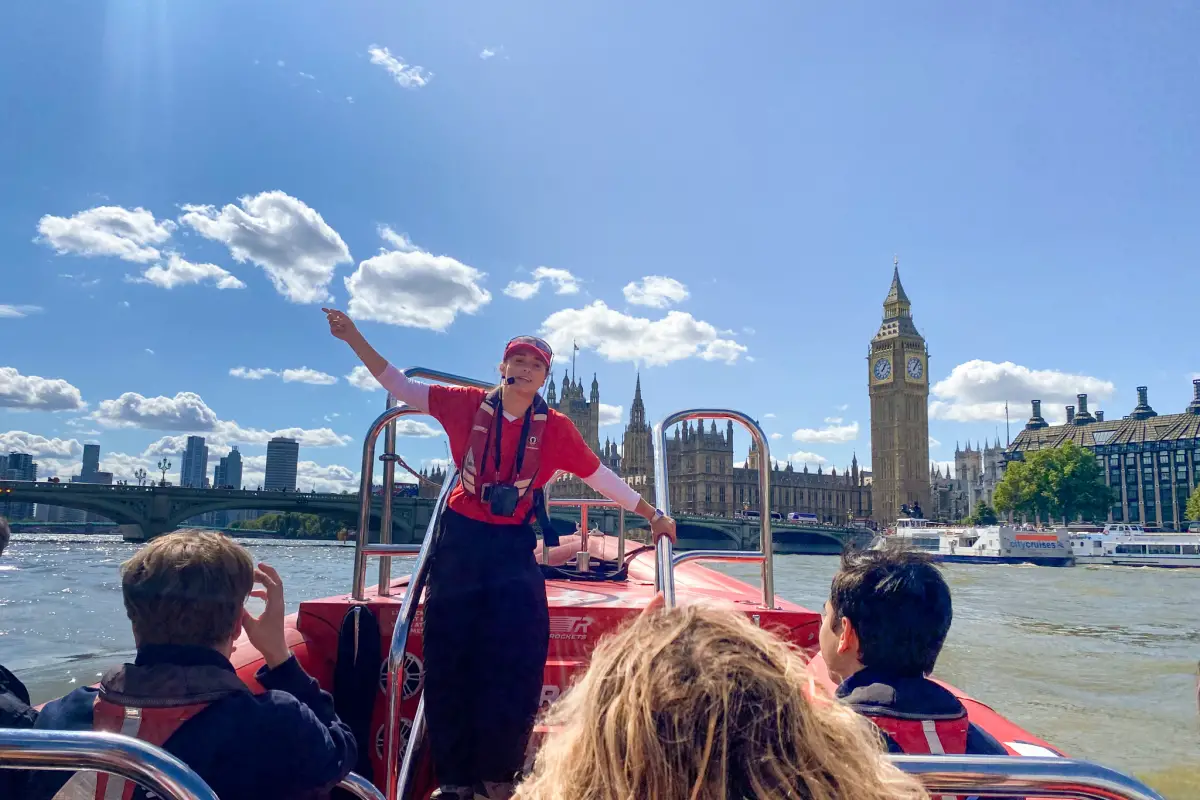 Speedboot rondvaart Londen gids